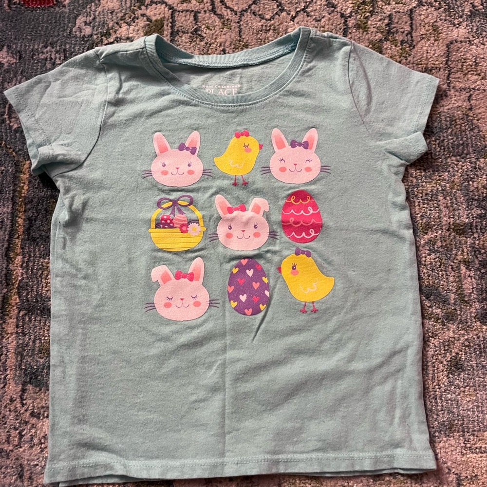 Easter Bunny & Chick Graphic Tee